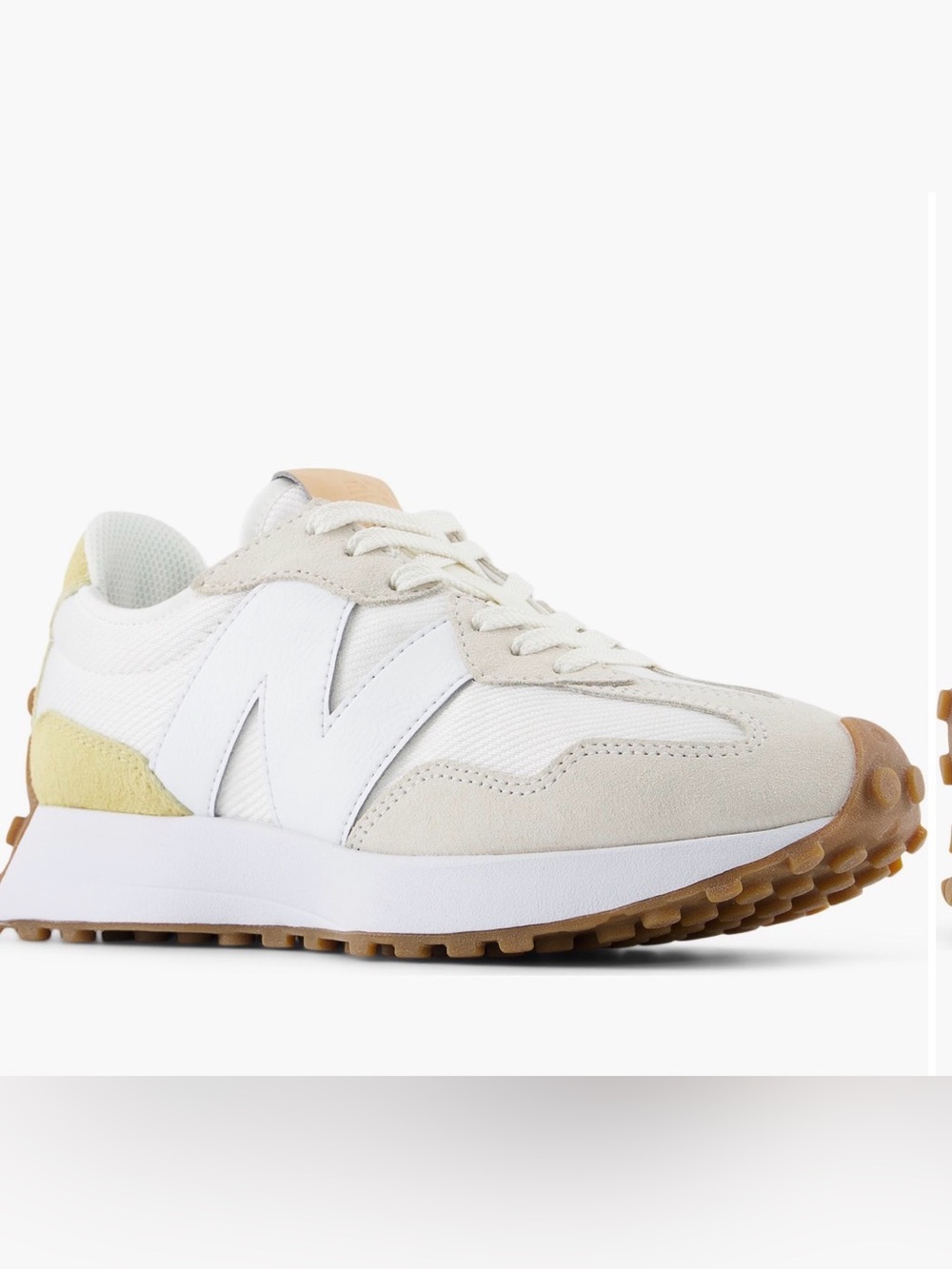 New Balance 327 women’s sneakers size 7 Linen/Hay